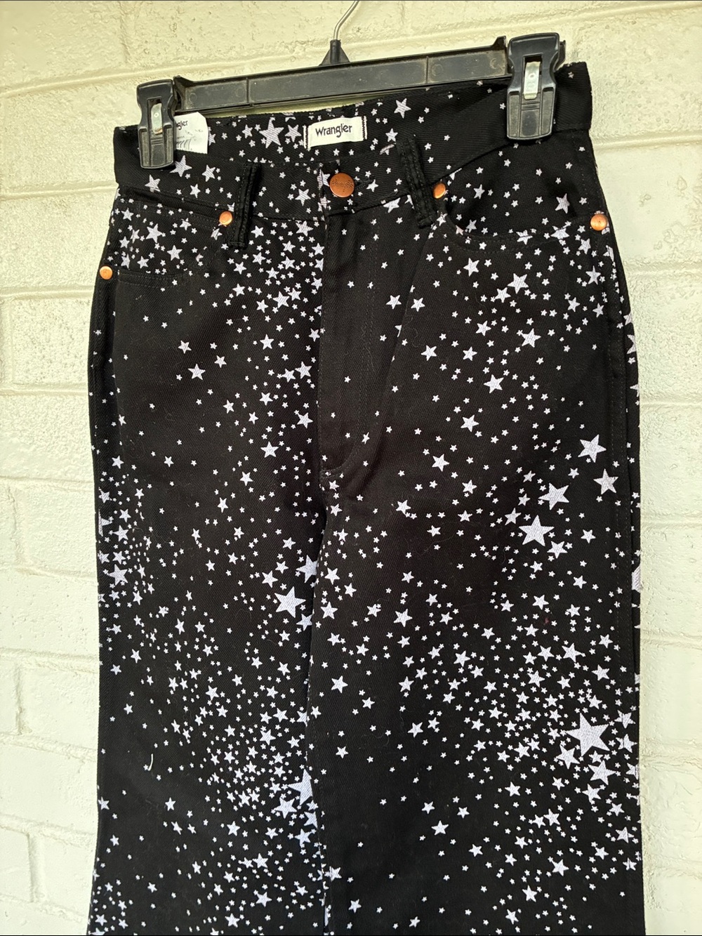 NWT Wrangler Wanderer 622 Star Struck High Rise Flare Jean 25x34 - Picture 3 of 13